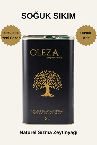 OLEZA Natürel Sızma Zeytinyağı 3 L