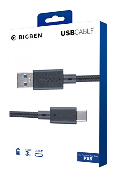 Bigben Cablu USB 3M - Playstation 5