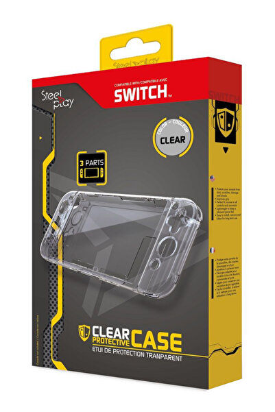 Nintendo Carcasă transparentă SteelPlay cu funcție de andocare - Switch