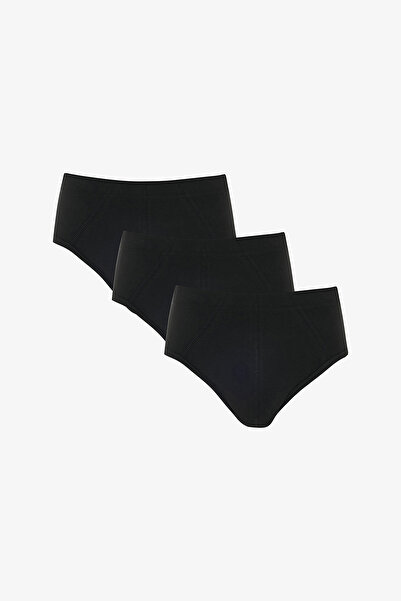 Penti Basic Tape Black 3-Piece Slip Panties