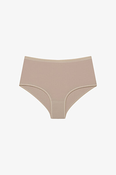 Penti Beige Cotton High Waist 3-pack Briefs