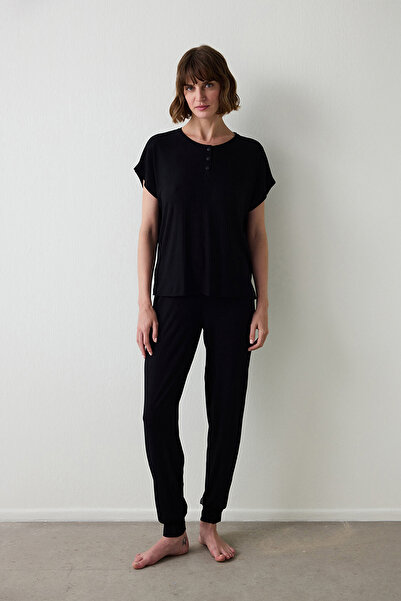 Penti Weekend Time Crew Neck Short Sleeve Pajama Set