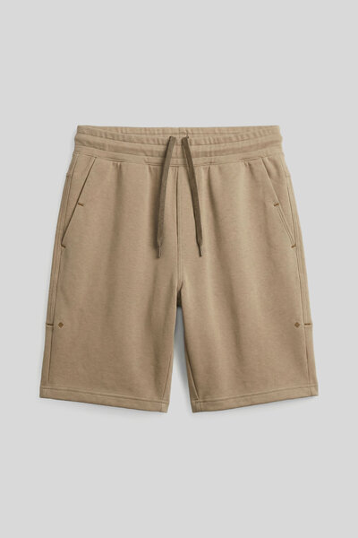 TOMMY LIFE Pantaloni scurți pentru bărbați, în formă confortabilă, bej închis...