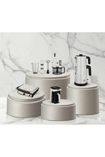 Fakir Avantaj Paket 4'lü Elektrikli Çeyiz Set Pearl White - Beyaz