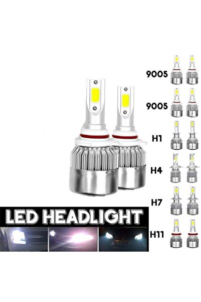 Sm Motors Super Nova Beyaz Psx24w H16 Şimşek Etkili Zenon Cob Led Xenon Led H...