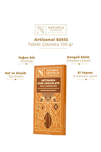NATURCA ANATOLIA Naturca Sütlü Tablet Çikolata 100g