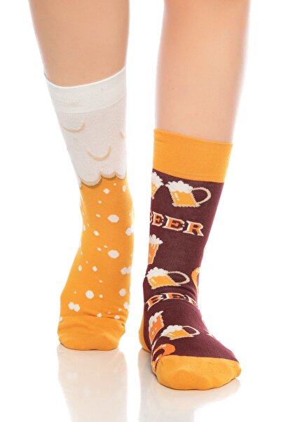 DAYCO Πολύχρωμες κάλτσες Unisex με σχέδιο μπύρας