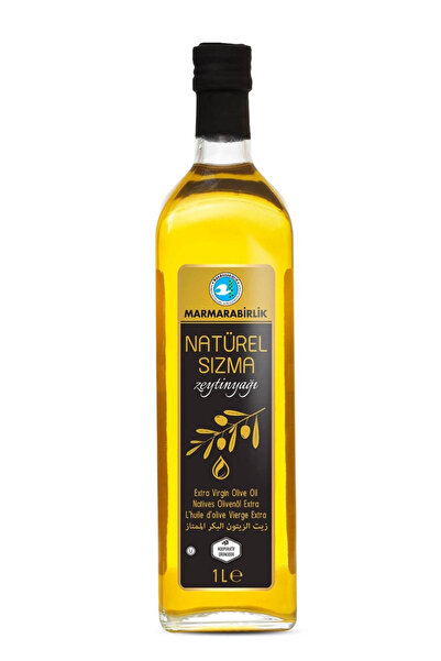 MarmaraBirlik Marmara Birlik Natürel Sızma Zeytinyağı 1 Lt Cam Şişe