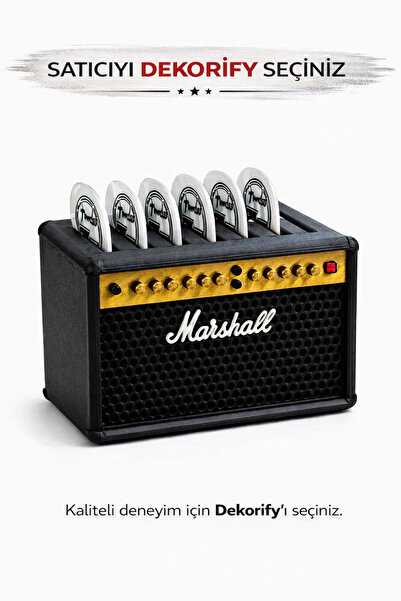 Dekorify Marshal Amfi Pena Standı | Gitar Penası Tutucu Masaüstü Aksesuar
