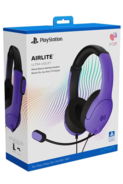 Pdp Căști stereo cu fără sârmă Airlite Ultra Violet - Playstation 5