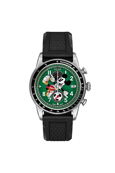 Fossil FLE1203 ساعة يد ديزني × إصدار محدود ميكي ماوس لكرة القدم للرجال