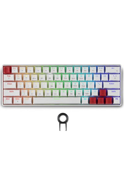 Spartan Gear Tastatură mecanică wireless cu fără sârmă Pegasus 2 RGB, 63 de t...