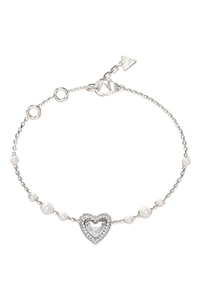 Guess Jgujubb06009Jwrhs Heart Pearl Women's Bracelet