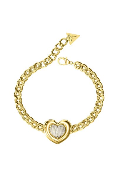 Guess Jgujubb05456Jwygs Women's Bracelet with Heart