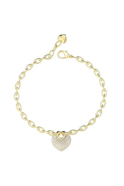 Guess JGUJUBB05214JWYGS سوار نسائي على شكل قلب