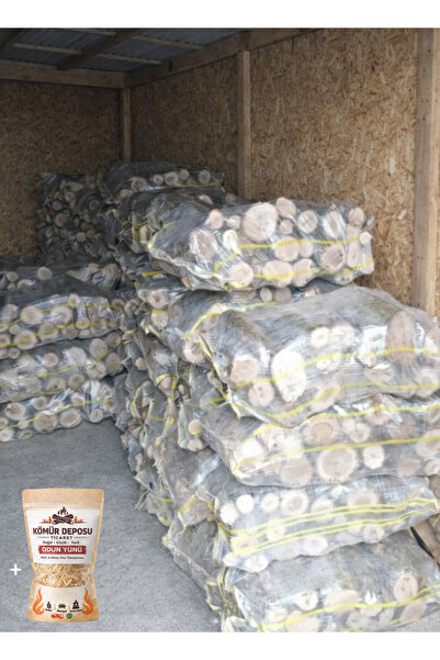 serhat akarçeşme Meşe Odunu 1 Çuval - 27 33 Kg Aralığı ve Odun Yünü Şömine Ve...