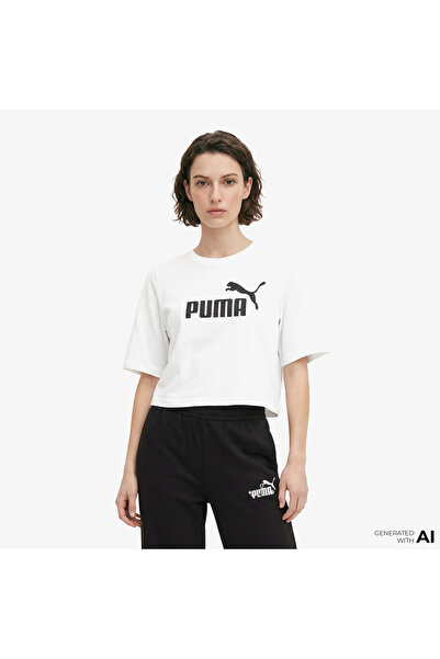 Puma Essential No. 1 Logo ženska bela kratka majica