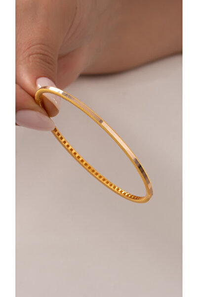 H.M Hakan Mücevherat Su Yolu 14 Ayar Altın Kelepçe