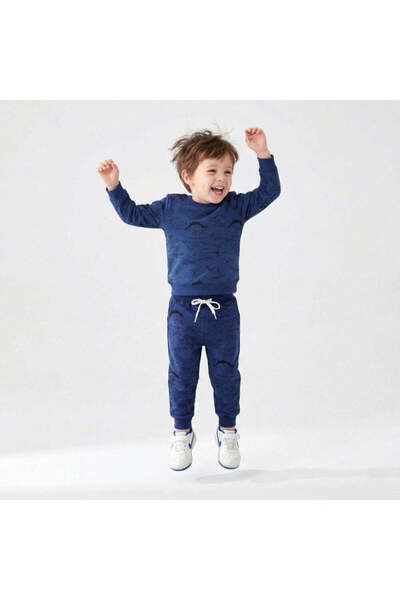 Kidohug Compleu baieti din bumbac, trening confortabil, 1-4 ani