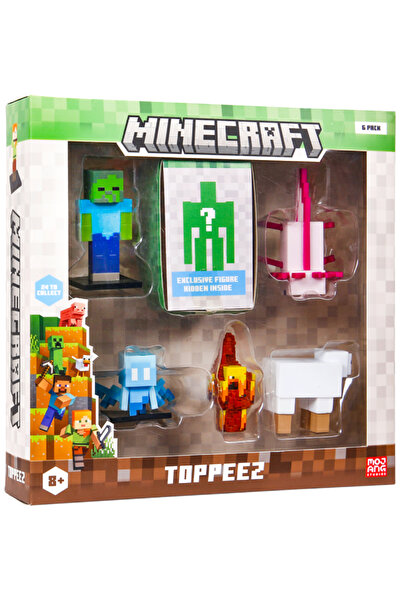 mattel Minecraft Figurine 3D Set 6 Cutie Deluxe Aleatorie (2060MC)