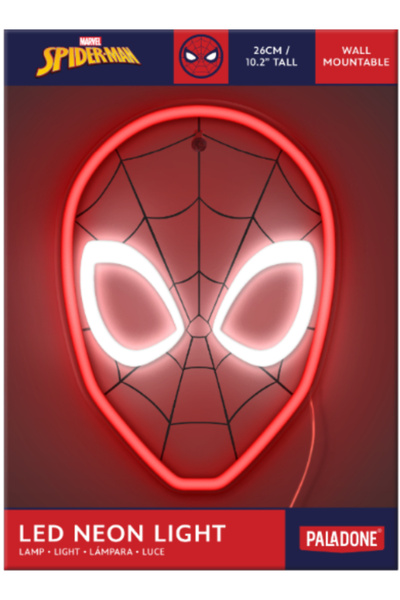 Paladone Products Lampă LED neon Paladone Marvel Spiderman, montabilă pe pere...