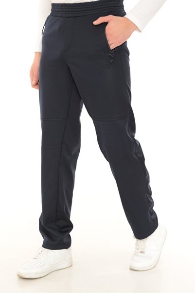 FORE SPORT Men's Waterproof Winter Sweatpants Black Outdoor Flexible Sports Trousers