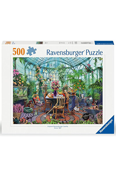 RAVENSBURGER Puzzle Dimineți în Seră 500p (12000207)