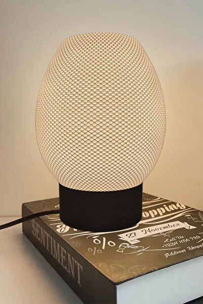 decory لوكسي مودرن ذو ملمس بارز قاعدة سوداء هيكل أبيض تصميم خاص للإضاءة (بلاس...