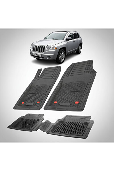 TEAMCAR Covorașe compatibile Jeep Compass MK 2007-2016 |   Negru