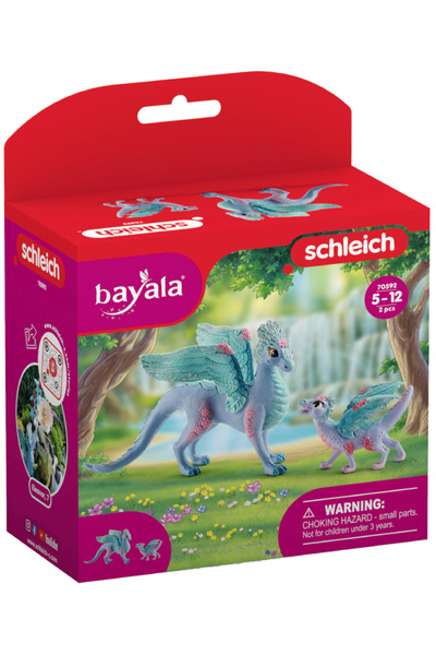 SCHLEICH Dragonul cu flori Bayala și puiul său (70592)