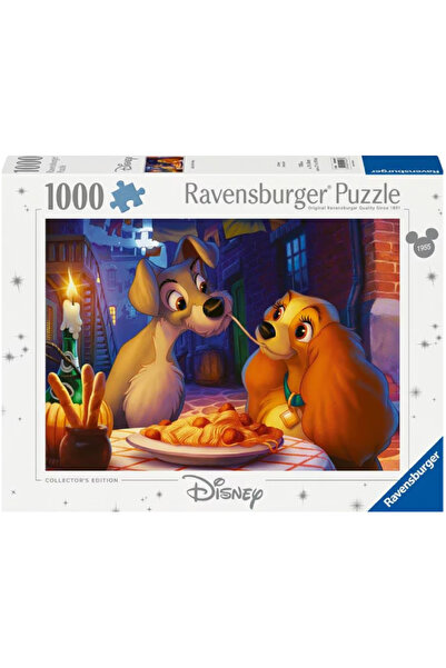 RAVENSBURGER Puzzle Doamna și Vagabondul 1000p (12000003)