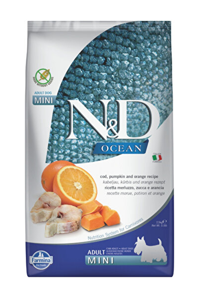 N&D Nd Ocean M.balığı Adult Mini Tahılsız Köpek Maması - 2.5 Kg