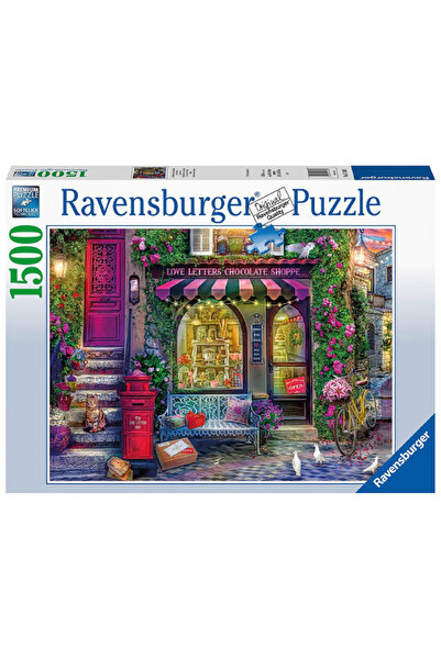RAVENSBURGER Puzzle Scrisori de dragoste Magazin de ciocolată 1500 piese (102...