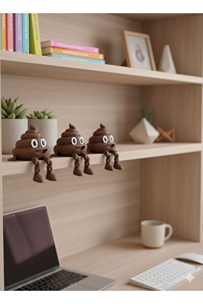 3D Stuff Banyo Dekoratif Kaka Figürü