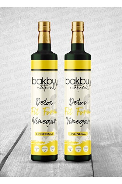 bakbu natural Ananas Sirkesi, Ananaslı Sirke 2'li (500ML X 2)