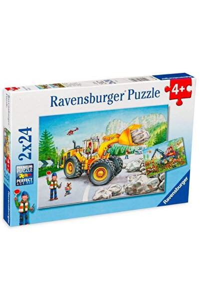 RAVENSBURGER Puzzle Digger la lucru 2x24 buc (07802)