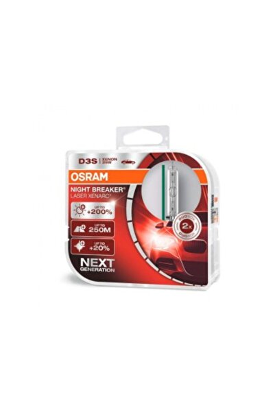 Osram Set de 2 becuri xenon D3S Osram Xenarc 42V Night Breaker Laser +200%