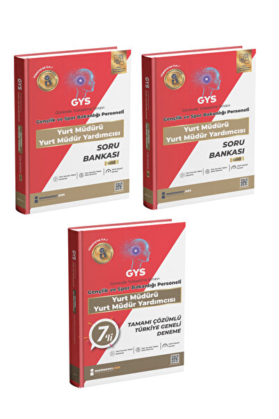 Memurevi Yayınları Gençlik ve Spor Bakanlığı GYS Yurt Müdür Yardımcısı Canlı ...