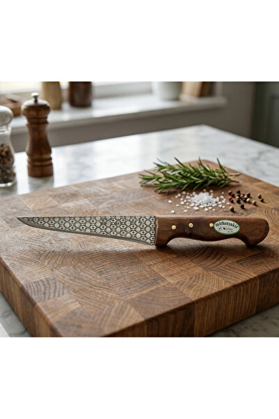 Mithat Şakir Bursa Geleneksel El Yapımı Bursa Et ve Doğrama Bıçağı (2 mm)
