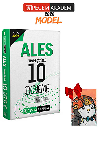Pegem Akademi Yayıncılık 2026 Ales Tüm Adaylar Için Ales 10 Deneme Deftter He...