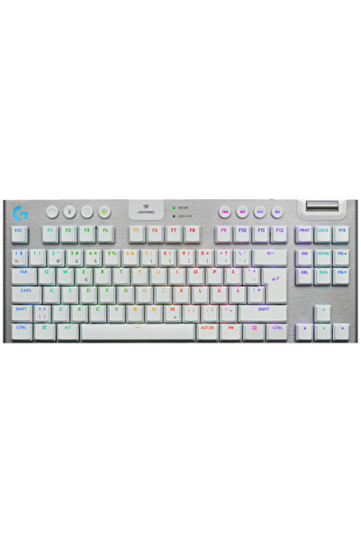 logitech Tastatură wireless cu profil redus G915 X LIGHTSPEED TKL, albă (Nordic)