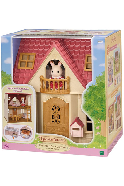 Epoch Sylvanian Families Căsuță de început confortabilă cu acoperiș roșu (5567)