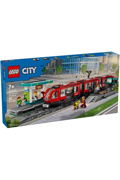 LEGO ® City Statie si tramvai in centrul orasului 60423