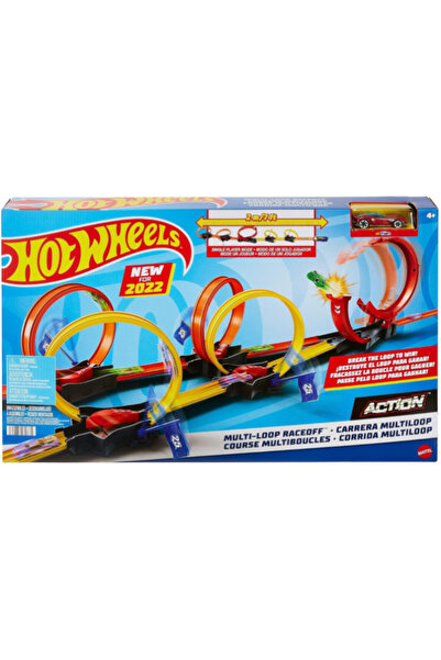 HOT WHEELS Set Action Multi-Loop Raceoff Track (HDR83)