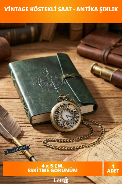 Letsii Special Design Vintage Antique Chain Clock