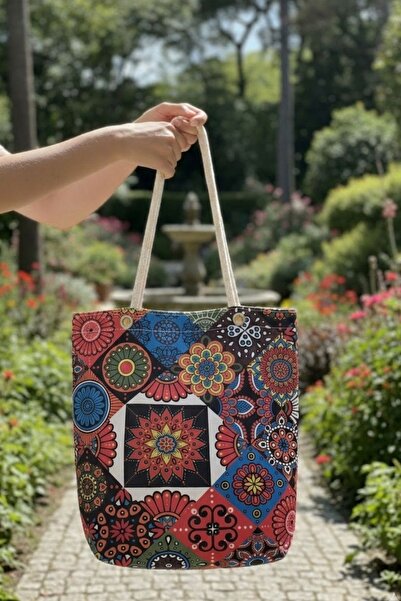 Soyoe în carouri cu imprimeu etnic Design special, țesătură cu fermoar, pentr...