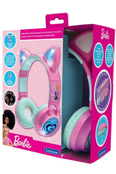 LEXIBOOK Căști Bluetooth Barbie cu lumină (HPBTKTBB)