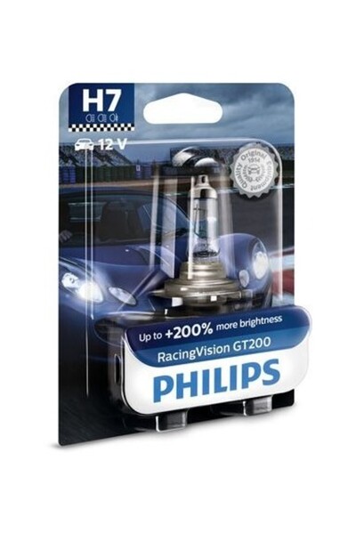 Philips Bec auto Philips H7 Racing Vision GT200 +200% 12V 55W