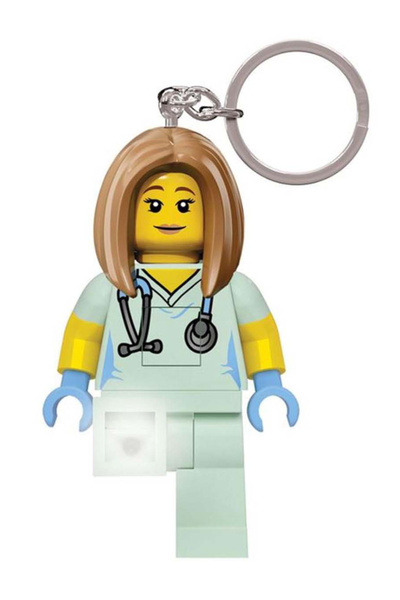 LEGO Asistentă medicală cu LED-uri Breloc