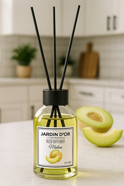 JARDIN D'OR Melon Reed Diffuser Kavun Çubuklu Oda Kokusu 110 Ml 8681529300264